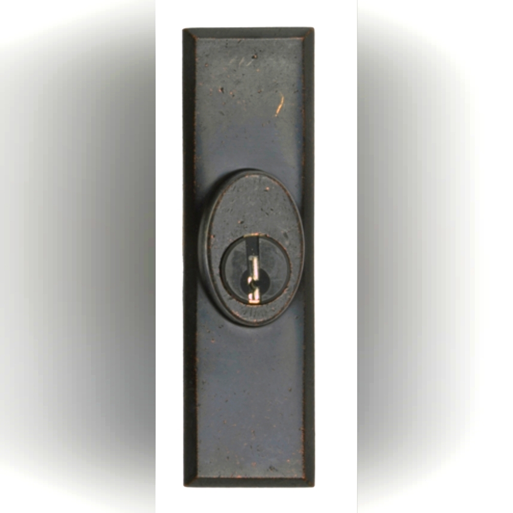 Andersen Patio Lock Assembly, Right Hand, Distressed Bronze Finish, Yuma® Style